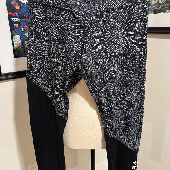 Peloton Lululemon Wunder Under Colorblock Leggings - Size 12 - Picture 3 of 3